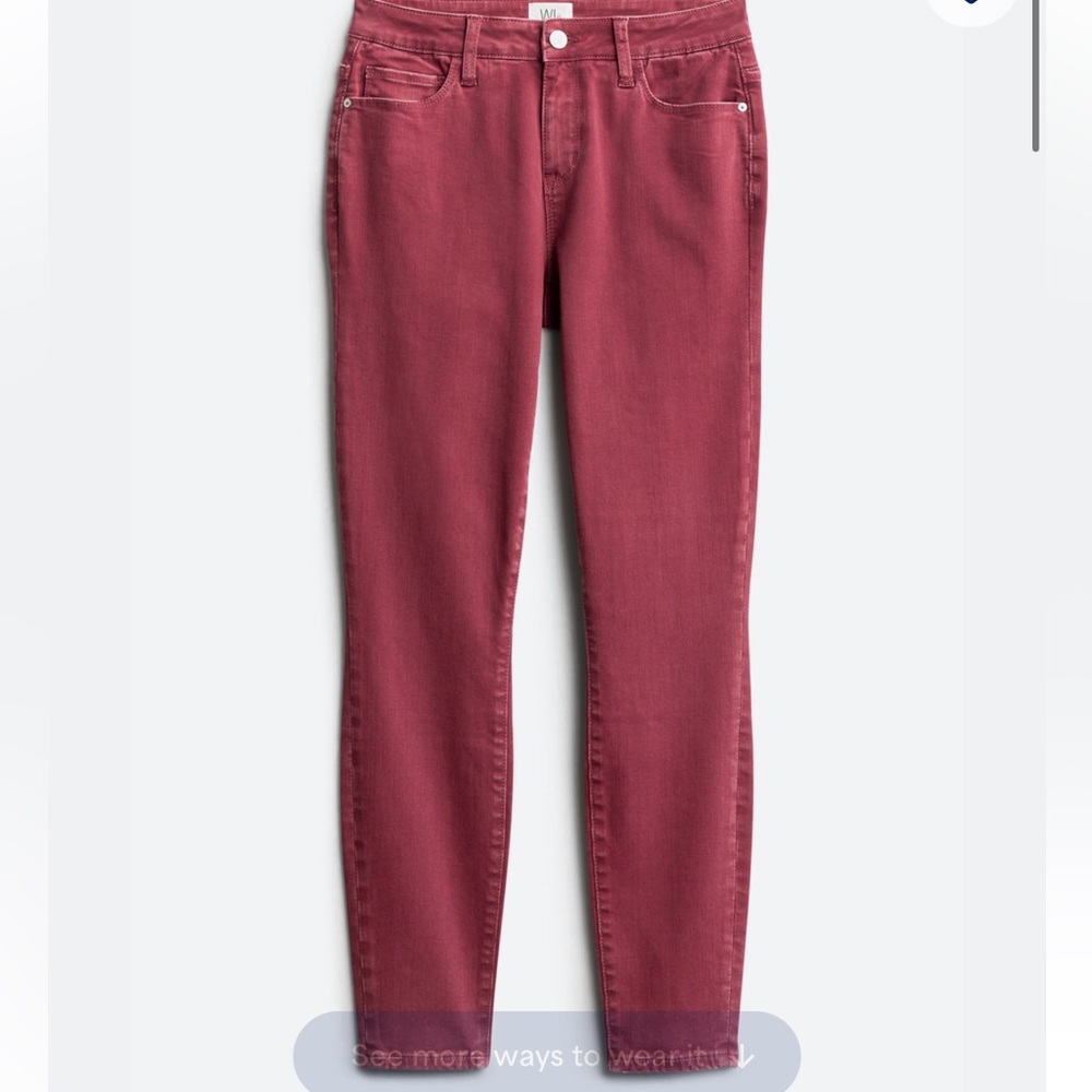 Elegant Women's Rose Skinny Jeans